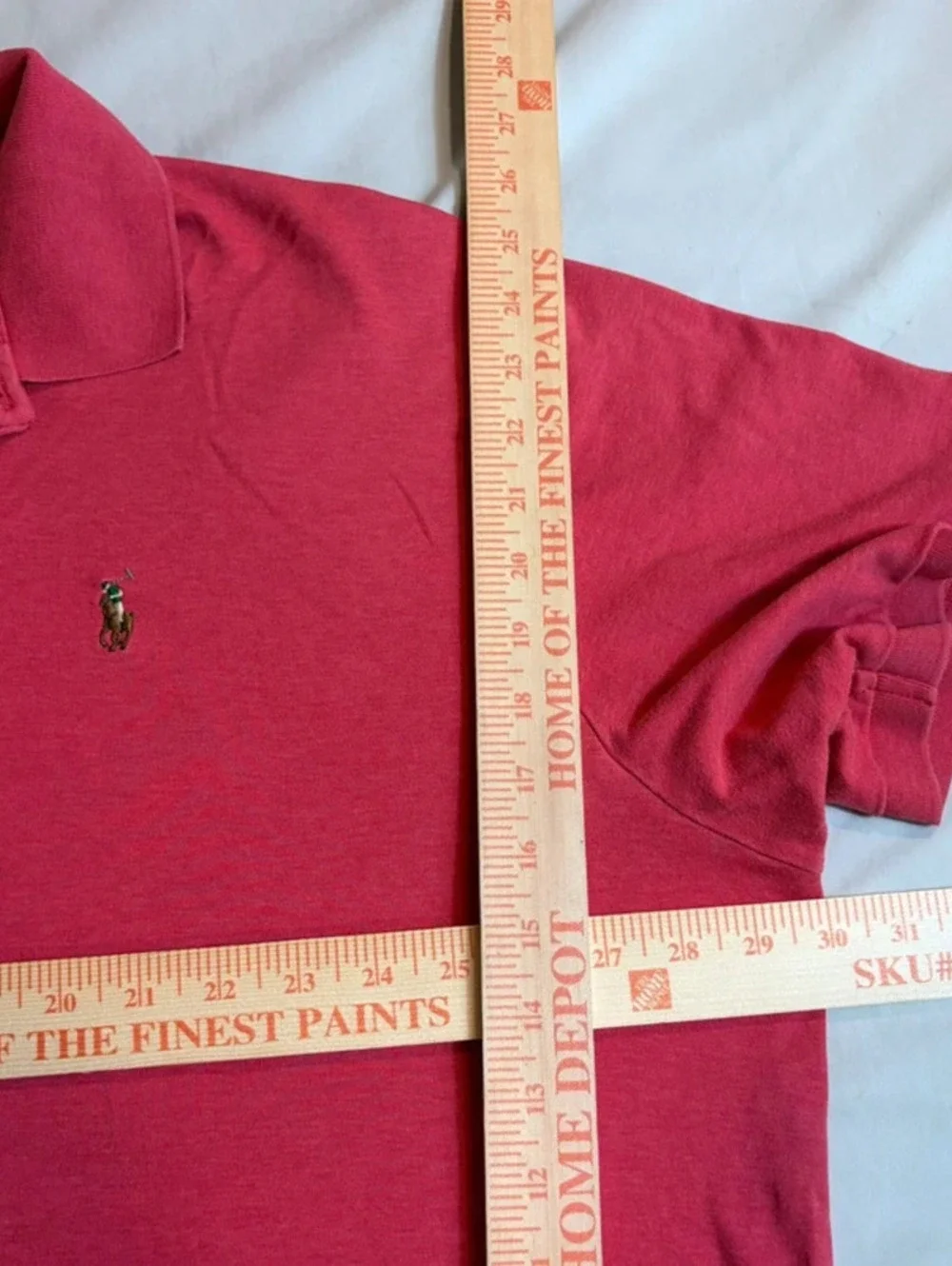 Polo Ralph Lauren Polo Shirt Mens 3XB 3XL Red Flesh Pony Logo Big & Tall Top